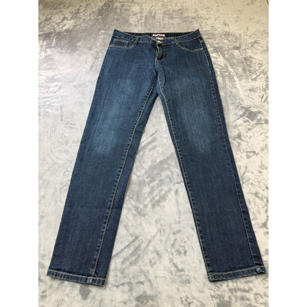 Crystal Vogue Jeans Girls 13 Blue Mid Wash